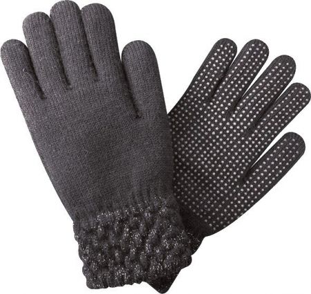 Handschoen met glitter unisize Grijs 1 maat nodig? - ruitershopbeerens.nl