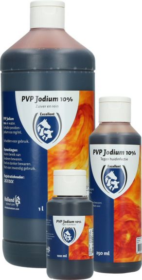 Jodium oplossing 10% pvp Bruin 100ml nodig? - ruitershopbeerens.nl