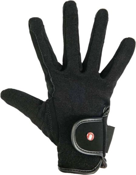 Handschoen kunstleer Zwart M nodig? - ruitershopbeerens.nl