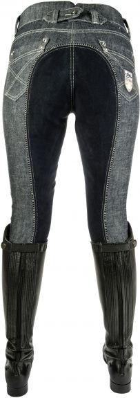HKM jodphurbroek Miss Blink Jeans blauw 36 nodig? - ruitershopbeerens.nl