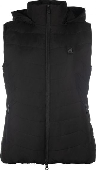 HKM Bodywarmer met verwarming Zwart L Zwart L nodig? - ruitershopbeerens.nl