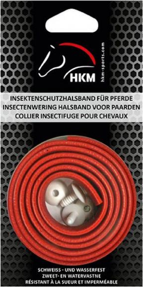 Insecten-halsband voor paarden Oranje nvt nodig? - ruitershopbeerens.nl