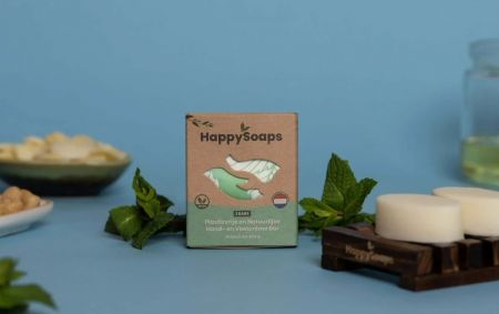 The Happy Soaps Hand- en Voetcrème Bar Absolute Mint 2x 20 gram nodig? - ruitershopbeerens.nl