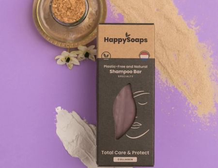Happy Soaps Speciality Shampoo Bar Total Care & Protect Care & Protect 100 gram nodig? - ruitershopbeerens.nl